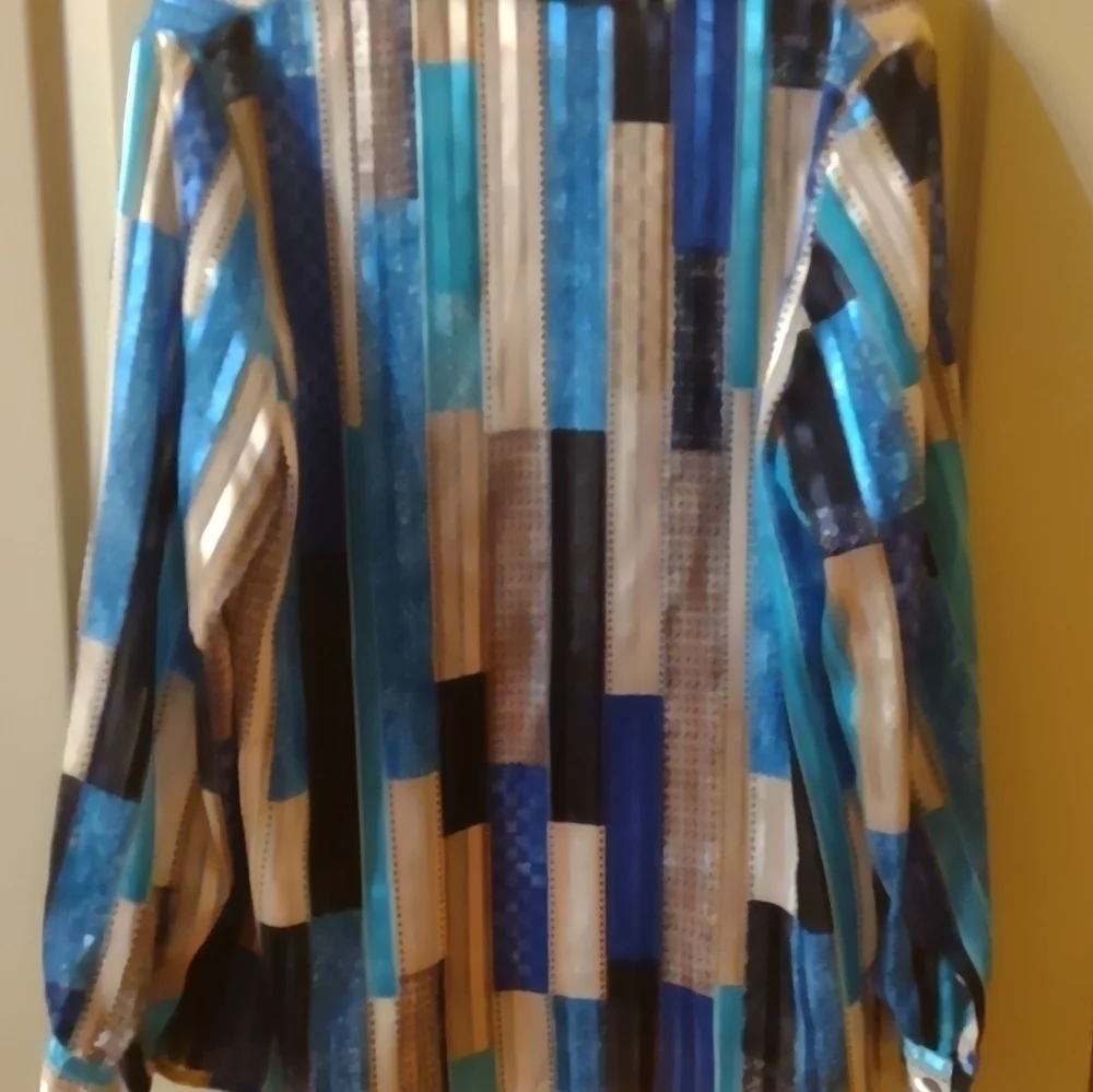 Allison Daley Size 14 Woman's Button Up Blouse Shirt Top work apparel - Picture 5 of 5